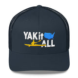 YAK it ALL - USA Kayaking Trucker Cap Embroidered with 3D Puff Embroidery - Paddlers of America