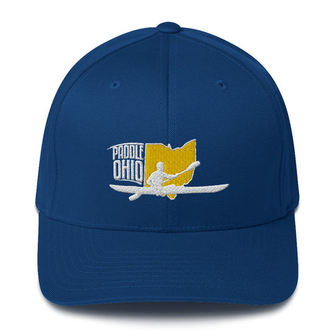 Paddle Ohio - Embroidered Flexfit Kayaking Hat