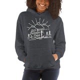 Life Begins when the Pavement Ends - Girl on SUP with her Dog Soft-Hoodie