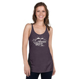 Not All Who Wander Are Lost - SUP Girl & her Dog Racerback Tank