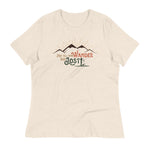 Not All Who Wander Are Lost - SUP Girl & Dog - Women's Relaxed T-Shirt